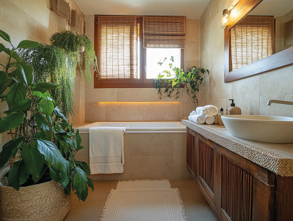 Illustration vidage salle de bain